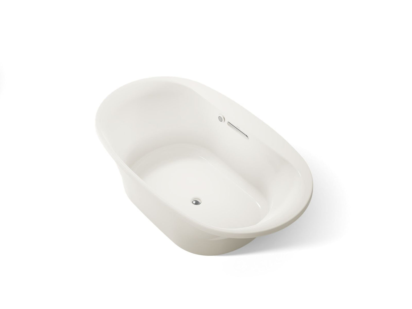 KOHLER K-5717-W1 Underscore 71-1/2" x 41-1/2" drop-in bath with Bask heated surface