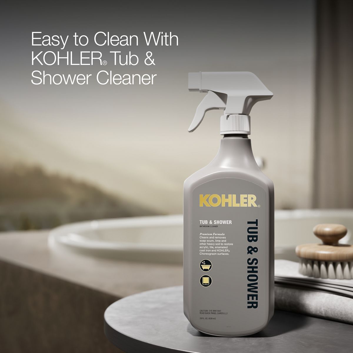 KOHLER K-5717-W1 Underscore 71-1/2" x 41-1/2" drop-in bath with Bask heated surface
