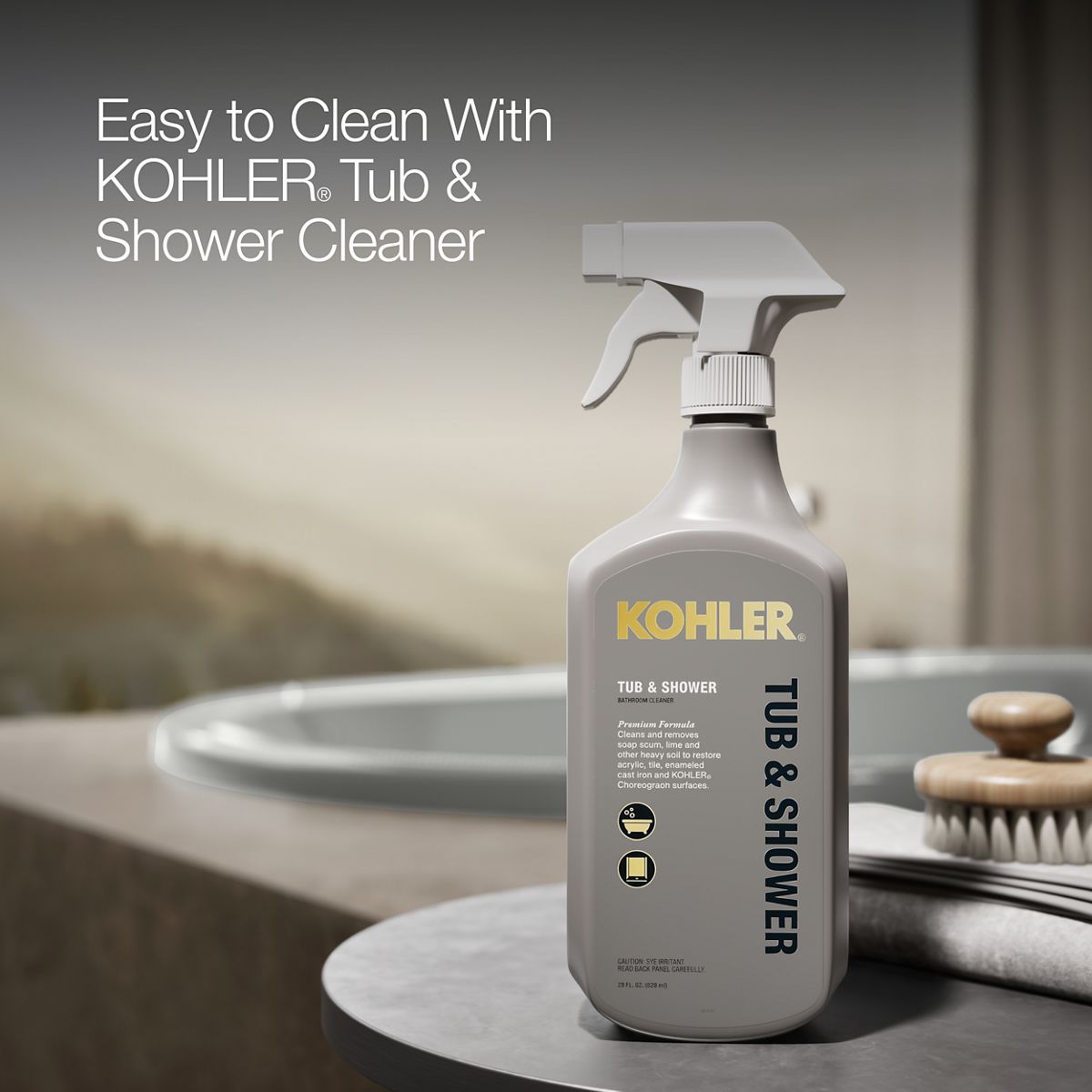 KOHLER K-5717-W1 Underscore 71-1/2" x 41-1/2" drop-in bath with Bask heated surface