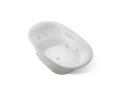 KOHLER K-5718-XHGH Underscore 71-1/2" x 41-1/2" drop-in Heated BubbleMassage air bath with whirlpool