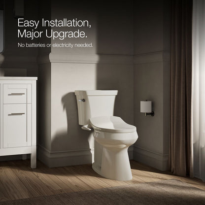 KOHLER K-5724 PureWash M250 Elongated manual bidet toilet seat