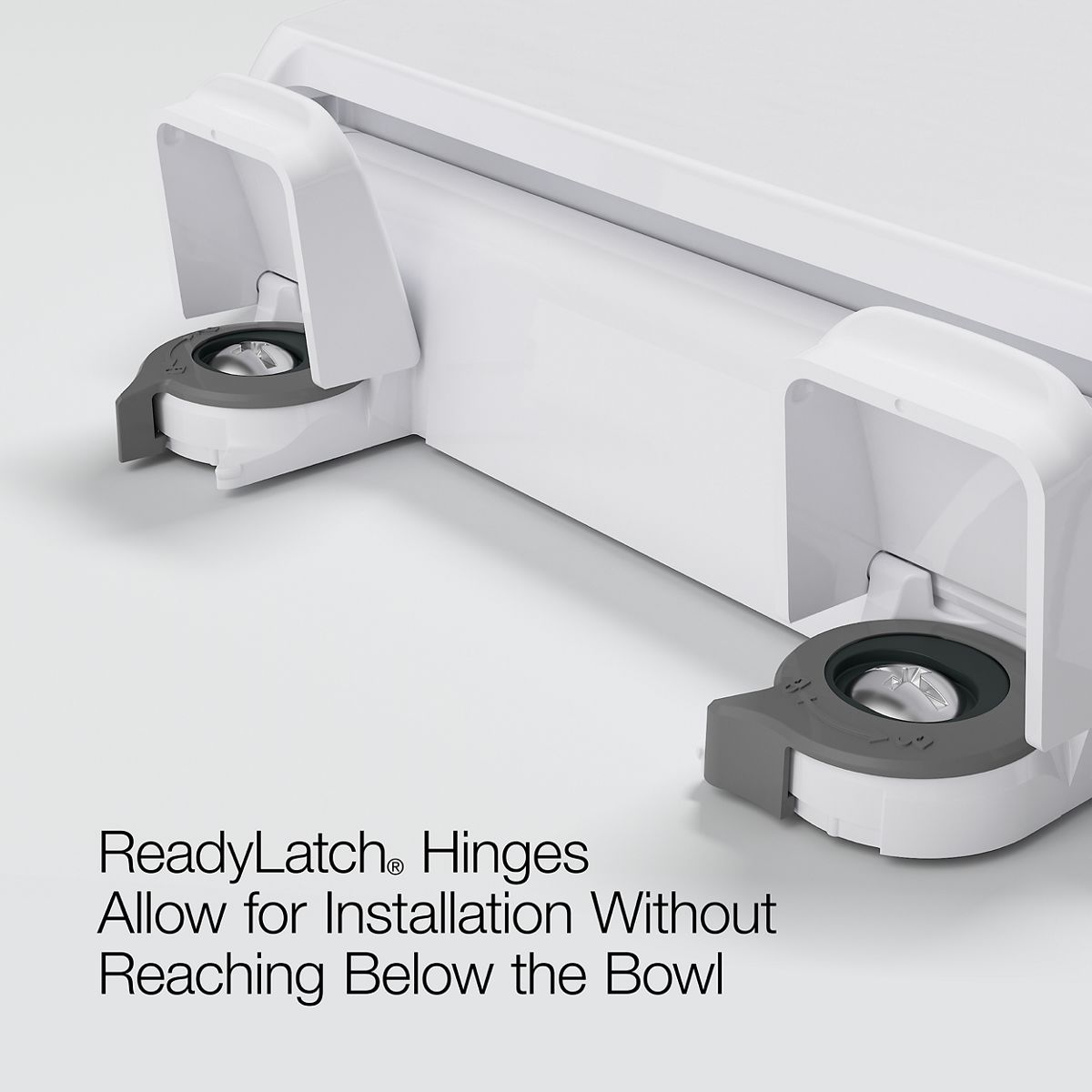 KOHLER Cymbal™ ReadyLatch Quiet-Close™ round-front toilet seat