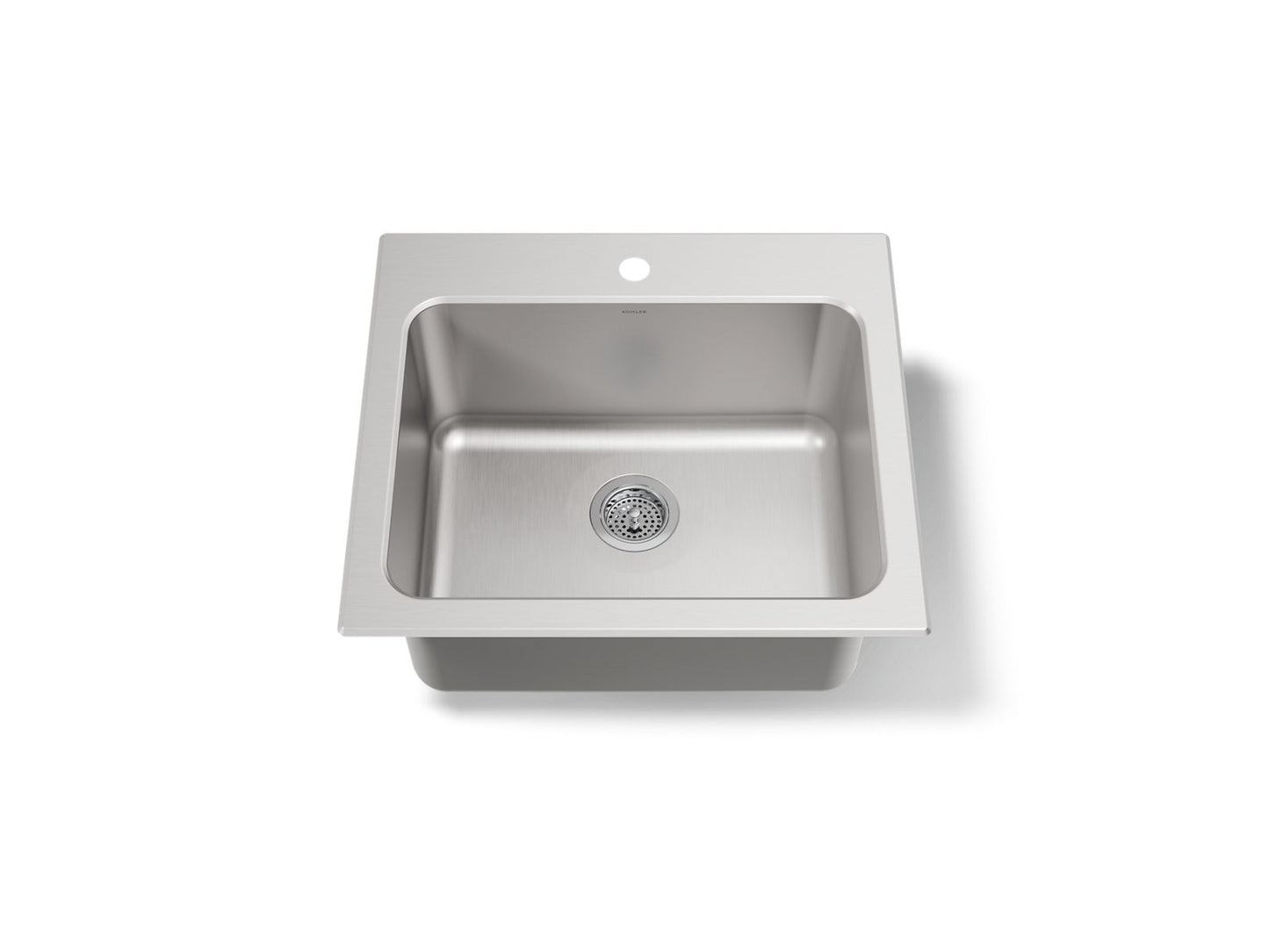 KOHLER K-5798-1 Ballad 25" top-mount single-bowl utility sink