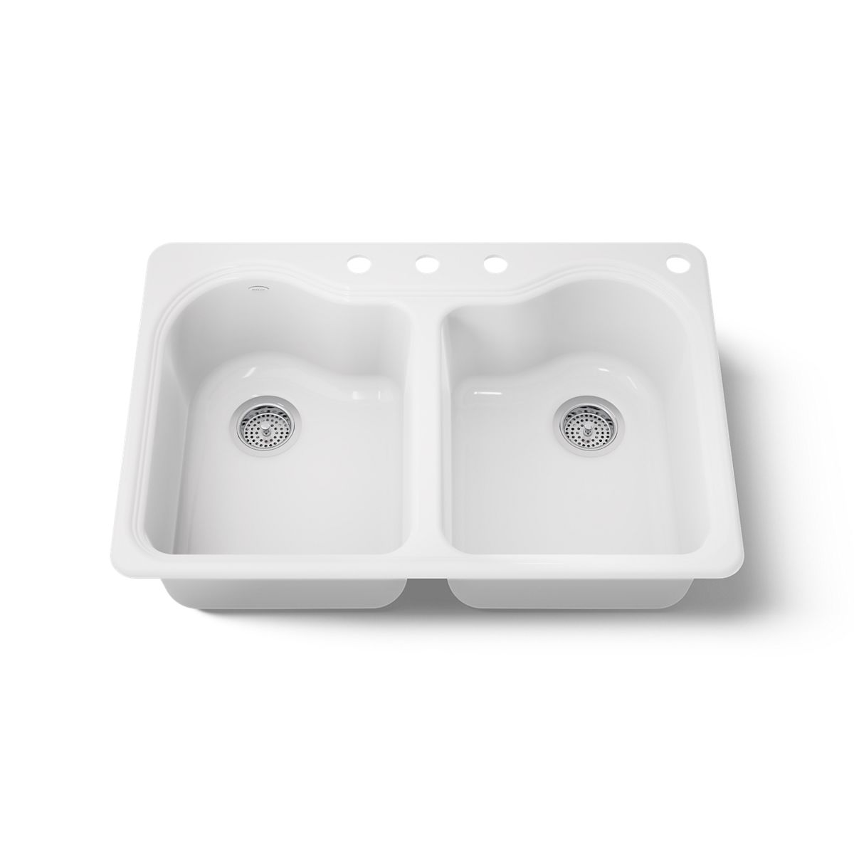 KOHLER Hartland 33" top-mount double-bowl kitchen sink