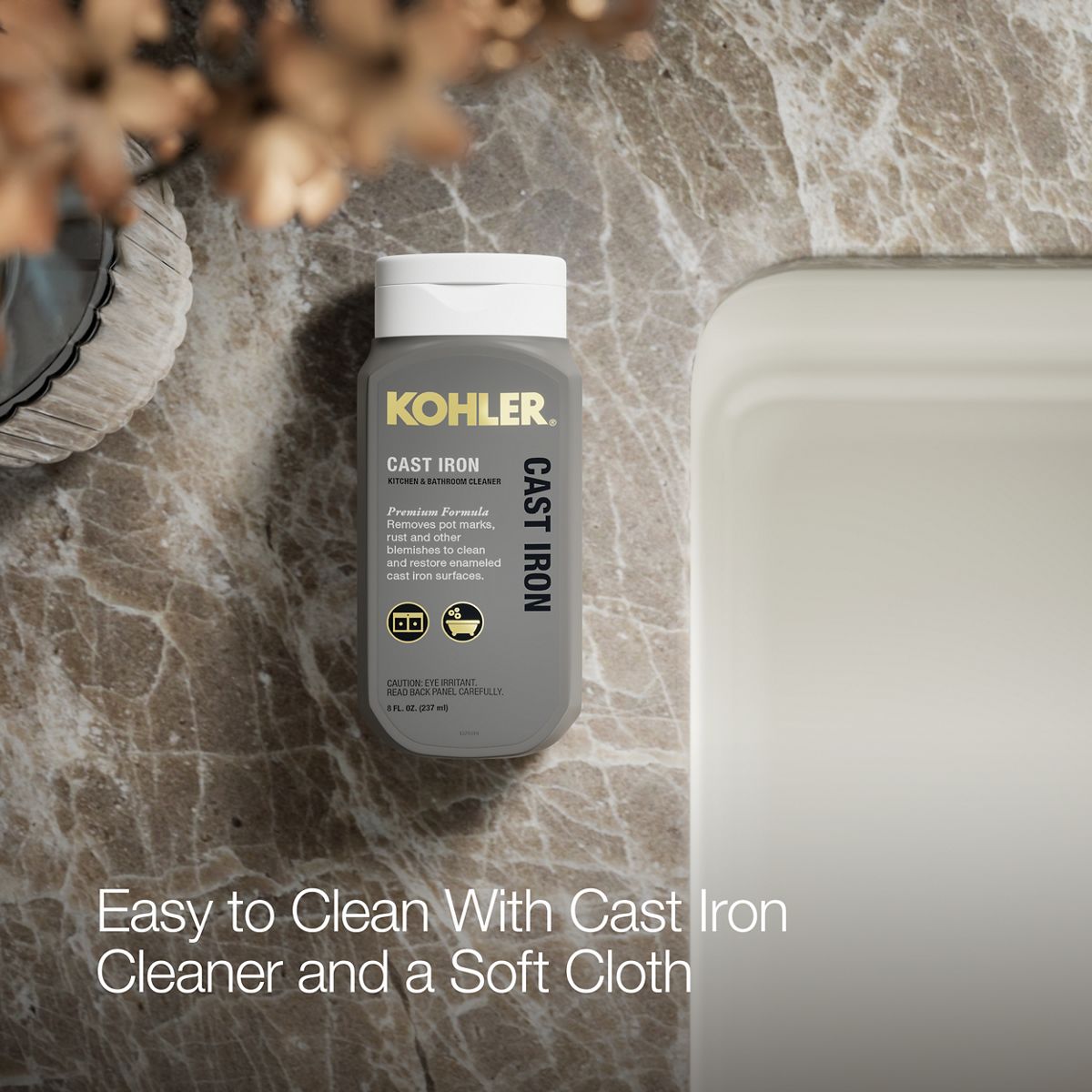 KOHLER K-5827 Whitehaven 32-3/4" undermount single-bowl farmhouse kitchen sink