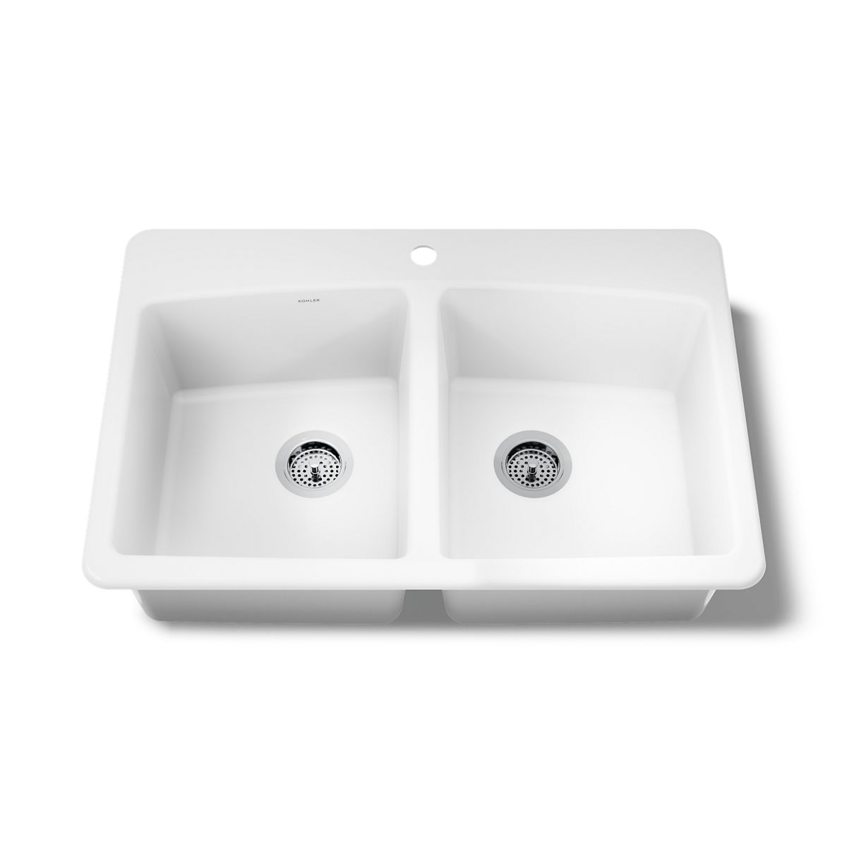 KOHLER K-5846-1 Brookfield 33" top-mount double-bowl kitchen sink