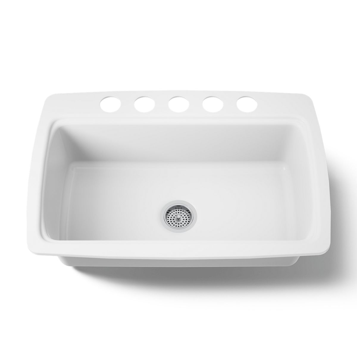 KOHLER K-5864-5U Cape Dory 33" undermount single-bowl kitchen sink