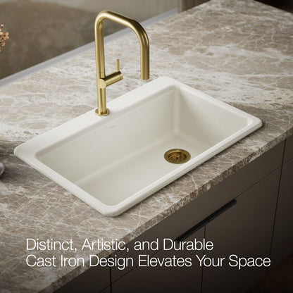 KOHLER Riverby 33" top-mount single-bowl kitchen sink