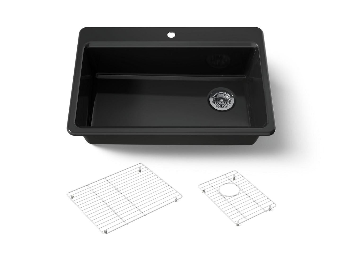 KOHLER Riverby 33" top-mount single-bowl kitchen sink