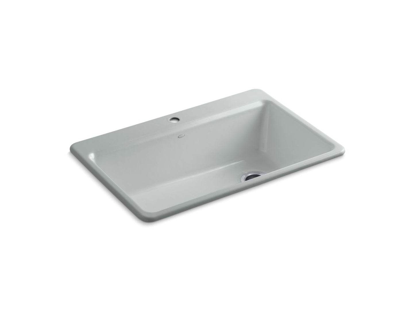 KOHLER K-5871-1A2 Riverby 33" top-mount single-bowl workstation kitchen sink