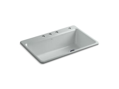 KOHLER K-5871-4A2 Riverby 33" top-mount single-bowl workstation kitchen sink