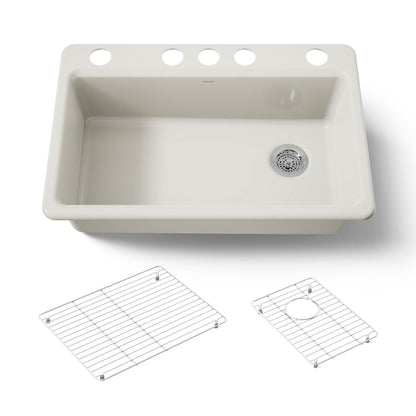 KOHLER Riverby 33" undermount single-bowl kitchen sink