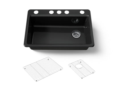 KOHLER Riverby 33" undermount single-bowl kitchen sink