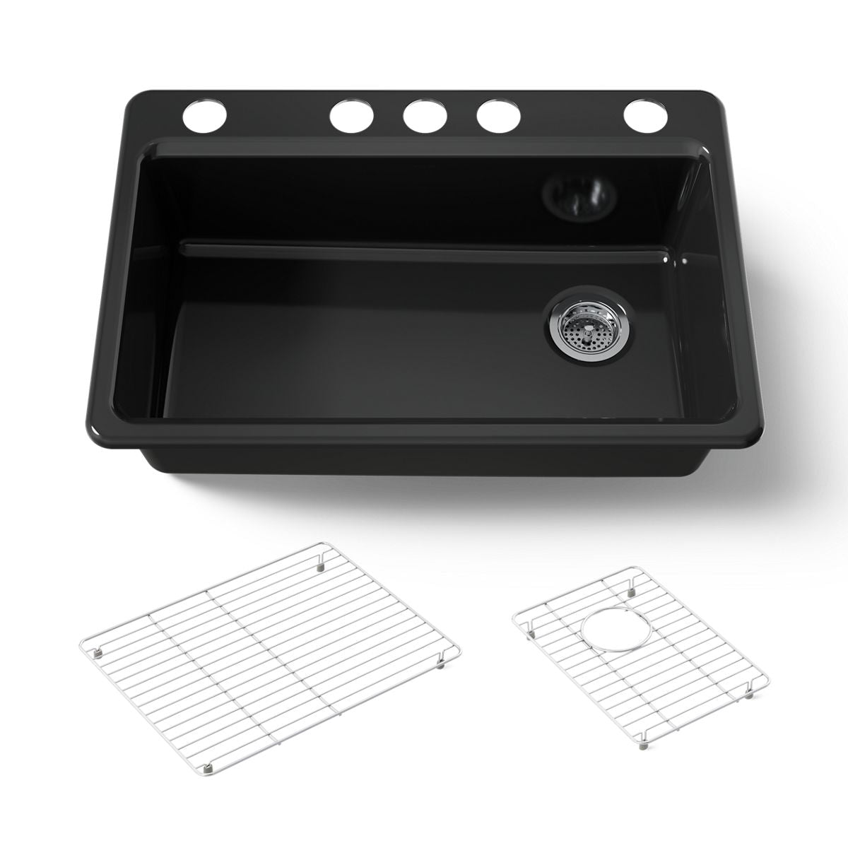 KOHLER Riverby 33" undermount single-bowl kitchen sink