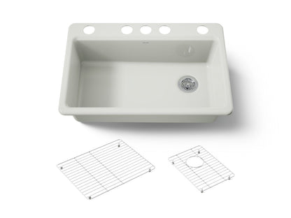 KOHLER Riverby 33" undermount single-bowl kitchen sink