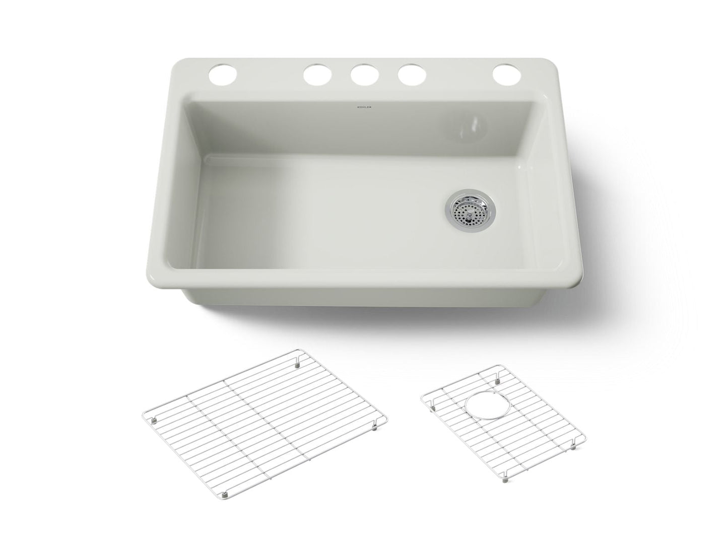 KOHLER Riverby 33" undermount single-bowl kitchen sink