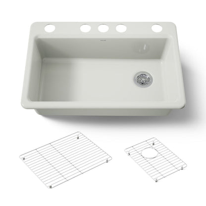 KOHLER Riverby 33" undermount single-bowl kitchen sink