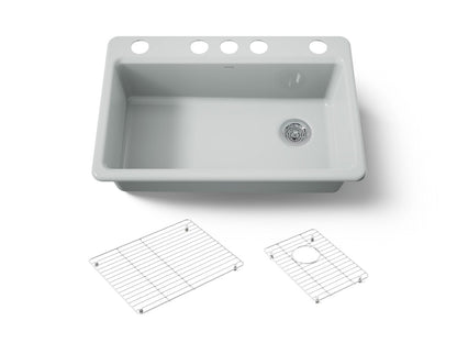 KOHLER Riverby 33" undermount single-bowl kitchen sink