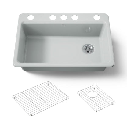 KOHLER Riverby 33" undermount single-bowl kitchen sink