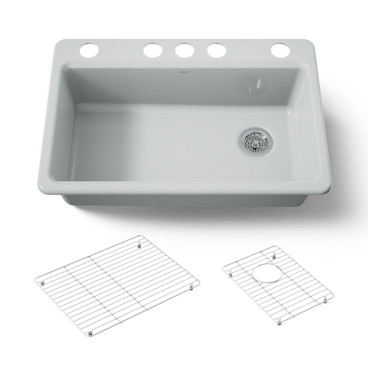 KOHLER Riverby 33" undermount single-bowl kitchen sink