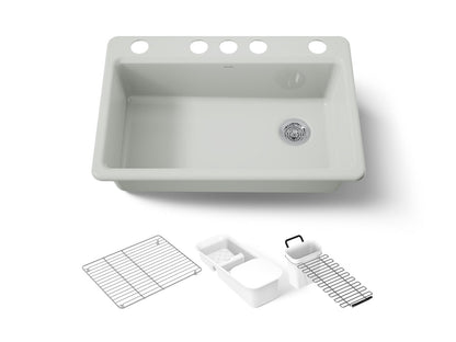 KOHLER Riverby 33" undermount single-bowl kitchen sink