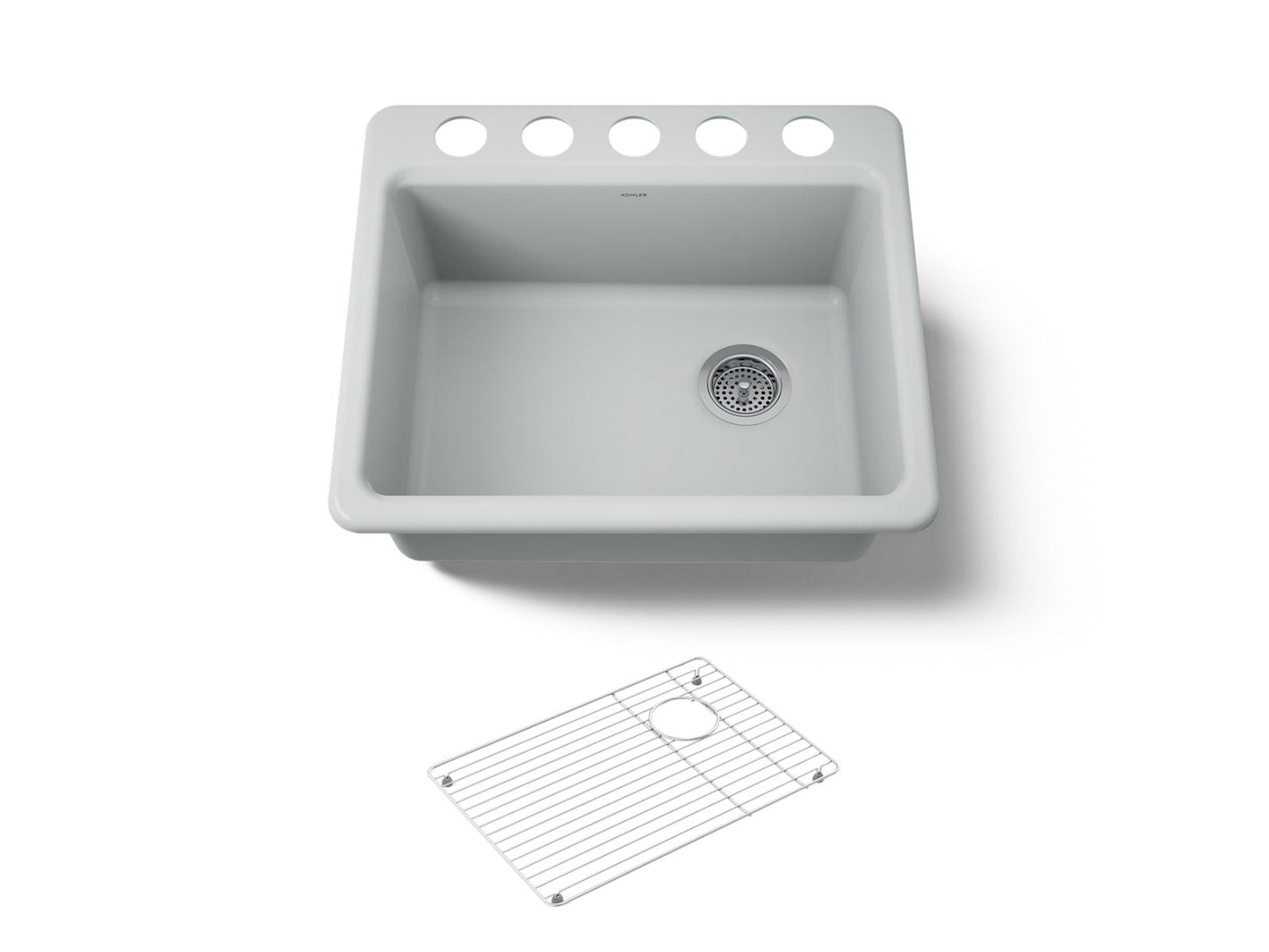 KOHLER Riverby 25" undermount single-bowl kitchen sink