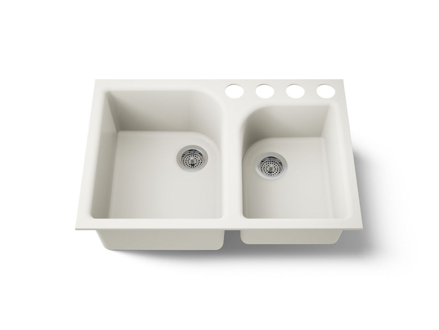 KOHLER K-5931-4U Executive Chef 33" undermount double-bowl kitchen sink
