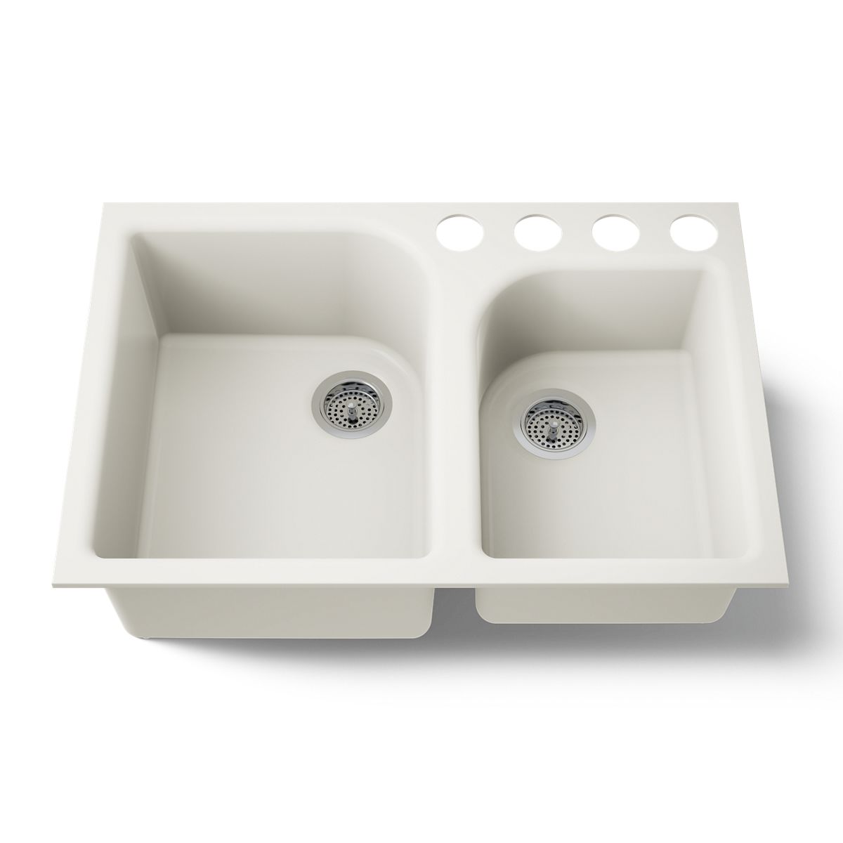 KOHLER K-5931-4U Executive Chef 33" undermount double-bowl kitchen sink