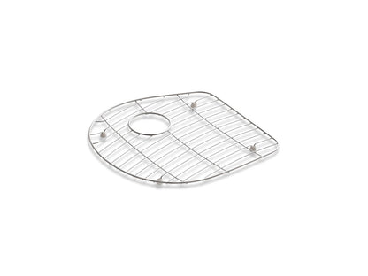 KOHLER K-6070 Iron/Tones Stainless steel sink rack, 16-3/8" x 16-5/16" for left-hand bowl of K-6498 Iron/Tones Smart Divide kitchen sink