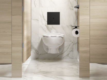 KOHLER K-60TB00T50 Mach Flex Metal Faceplate for Concealed Touchless Toilet Flushometer, Dual-flush (1.0 / 1.6 GPF), Matte Bl