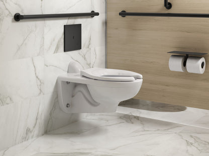 KOHLER K-60TB00T50 Mach Flex Metal Faceplate for Concealed Touchless Toilet Flushometer, Dual-flush (1.0 / 1.6 GPF), Matte Bl