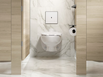 KOHLER K-61TB10S50-0WH Mach Flex Glass faceplate for concealed touchless toilet flushometer, dual-flush (1.1 / 1.28 gpf),...