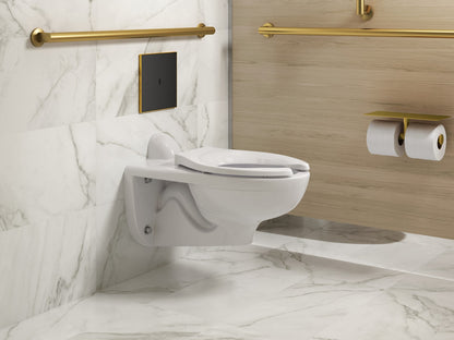 KOHLER K-61TB10S50-7BK Mach Flex Glass faceplate for concealed touchless toilet flushometer, dual-flush (1.1 / 1.28 gpf),...