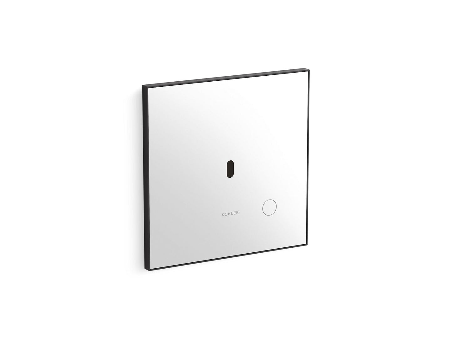 KOHLER K-61TB10T50-0WH Mach Flex Glass Faceplate for Concealed Touchless Toilet Flushometer, Dual-flush (1.0 / 1.6 GPF), Matt