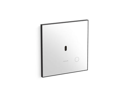 KOHLER K-61TB10T50-0WH Mach Flex Glass Faceplate for Concealed Touchless Toilet Flushometer, Dual-flush (1.0 / 1.6 GPF), Matt