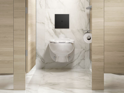 KOHLER K-61TB10T50-7BK Mach Flex Glass Faceplate for Concealed Touchless Toilet Flushometer, Dual-flush (1.0 / 1.6 GPF), Poli