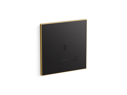 KOHLER K-61TB10T50-7BK Mach Flex Glass Faceplate for Concealed Touchless Toilet Flushometer, Dual-flush (1.0 / 1.6 GPF), Vibr