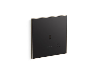 KOHLER K-61TB10T50-7BK Mach Flex Glass Faceplate for Concealed Touchless Toilet Flushometer, Dual-flush (1.0 / 1.6 GPF), Vibr
