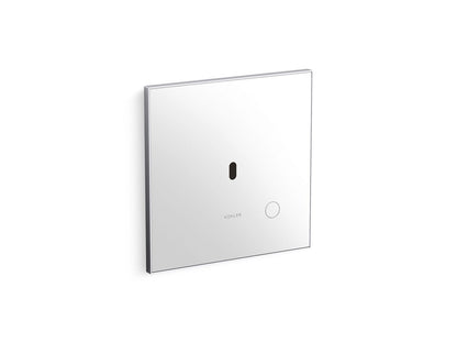 KOHLER K-61TB10U50-0WH Mach Flex Glass Faceplate for Concealed Touchless Toilet Flushometer, Dual-flush (1.1 / 1.6 GPF), Poli