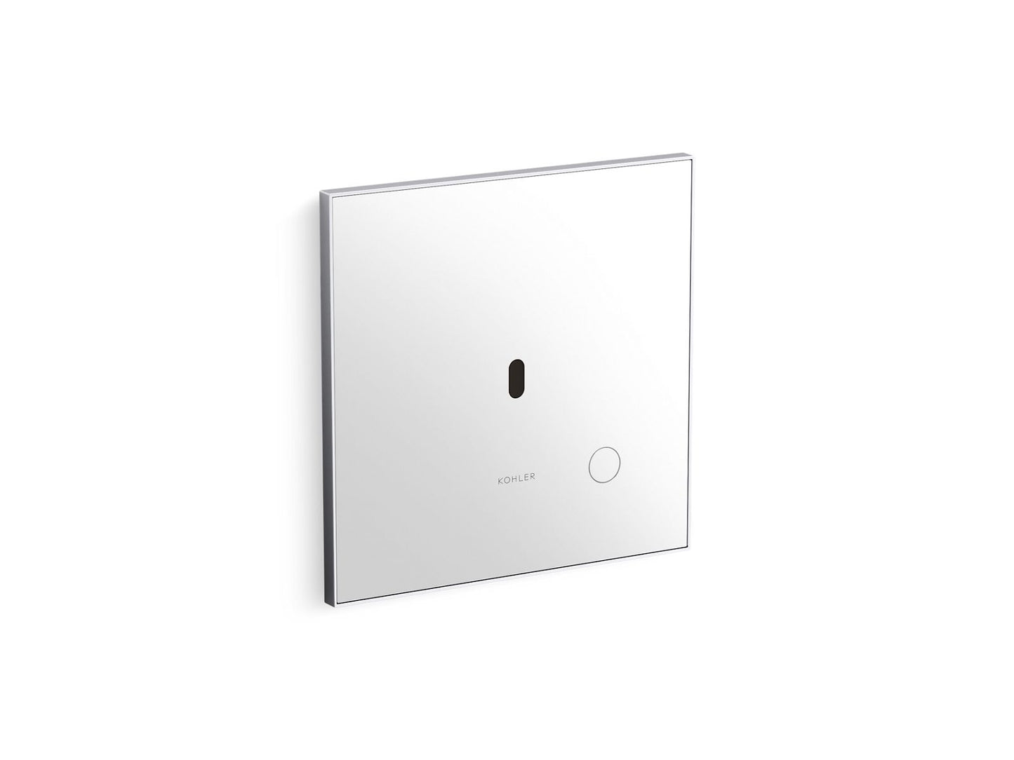 KOHLER K-61TB10U50-0WH Mach Flex Glass Faceplate for Concealed Touchless Toilet Flushometer, Dual-flush (1.1 / 1.6 GPF)