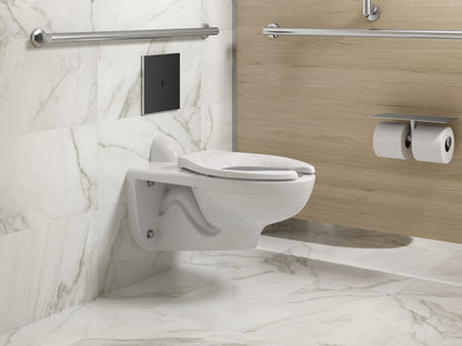 KOHLER K-61TB10U50-7BK Mach Flex Glass Faceplate for Concealed Touchless Toilet Flushometer, Dual-flush (1.1 / 1.6 GPF), Poli