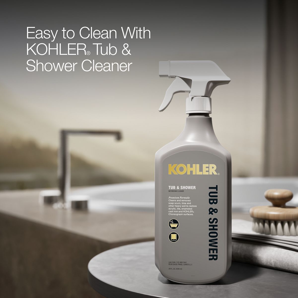 KOHLER K-6346 Sunward 66" x 42" drop-in bath