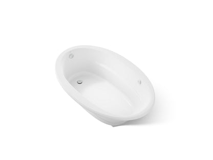 KOHLER K-6347-GH Sunward 66" x 42" drop-in Heated BubbleMassage air bath
