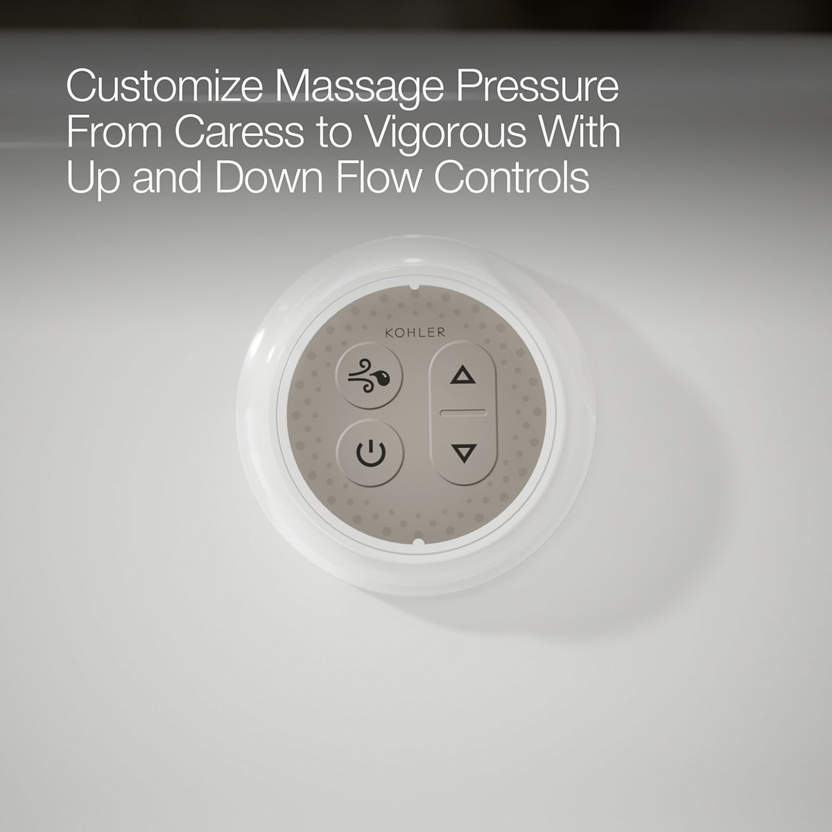 KOHLER K-6347-GH Sunward 66" x 42" drop-in Heated BubbleMassage air bath