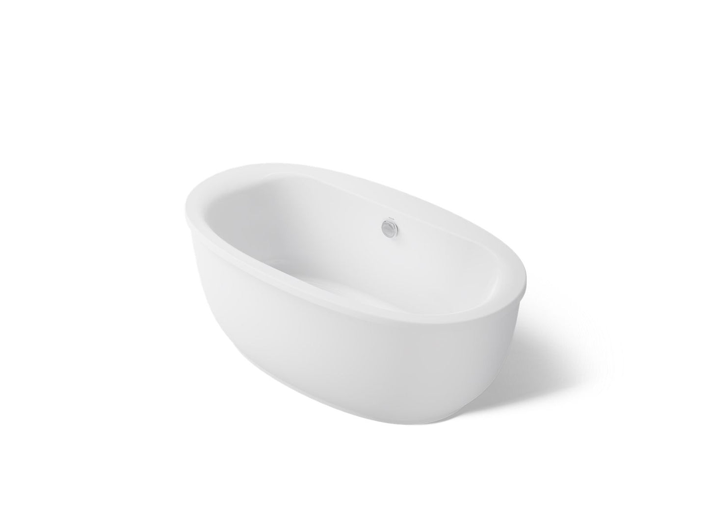 KOHLER K-6369 Sunstruck 65-1/2" x 35-1/2" freestanding bath with fluted shroud