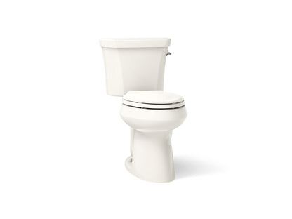 KOHLER K-6393-RA Highline ComForteeight Two-piece elongated dual-flush chair height toilet with right-hand trip lever and 10" rough-in