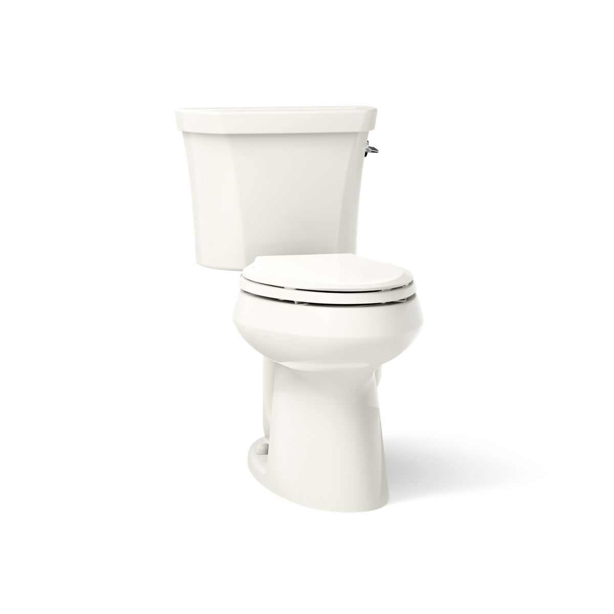 KOHLER K-6393-RA Highline ComForteeight Two-piece elongated dual-flush chair height toilet with right-hand trip lever and 10" rough-in