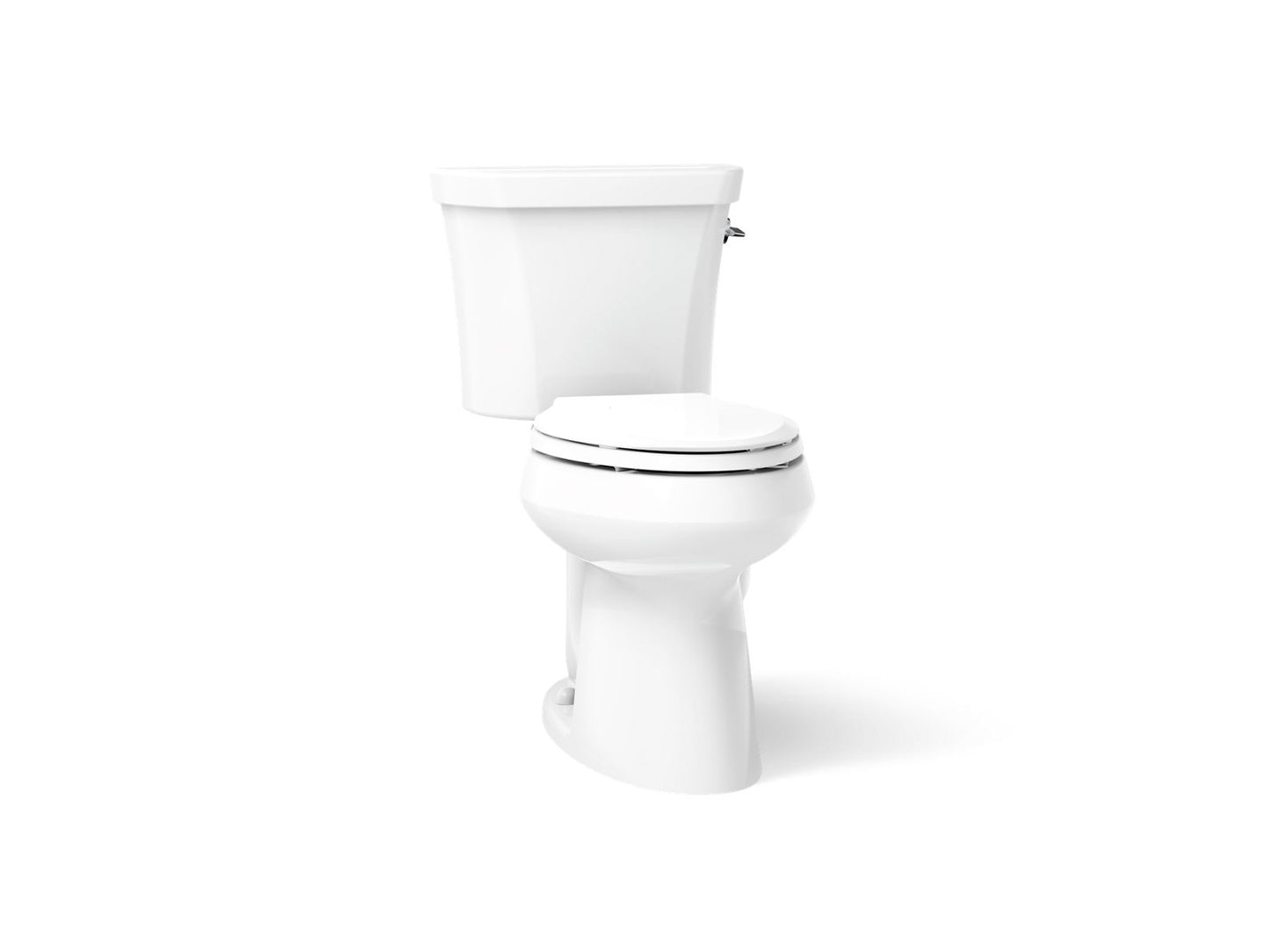 KOHLER K-6393-RA Highline ComForteeight Two-piece elongated dual-flush chair height toilet with right-hand trip lever and 10" rough-in