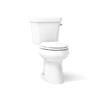 KOHLER K-6393-RA Highline ComForteeight Two-piece elongated dual-flush chair height toilet with right-hand trip lever and 10" rough-in
