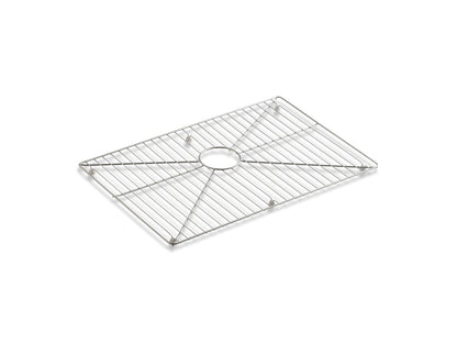 KOHLER K-6466 Vault Strive Stainless steel sink rack, 26" x 16-11/16" for 30" single-bowl apron-front sink